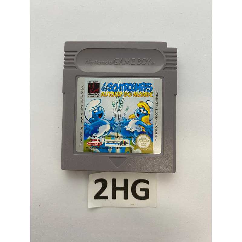 Notice Game Boy: Les Schtroumpfs Autour Du Monde - Livret D'instructions