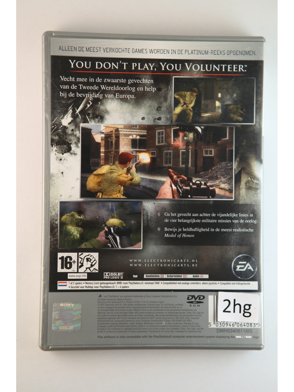 Medal of Honor Vanguard (platium)Playstation 2 Spellen Playstation 2€ 5,00 Playstation 2 Spellen