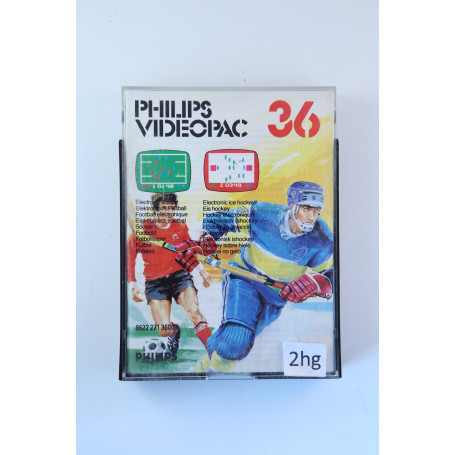no. 36 Elektronisch voetbal & elektronisch ijshockeyPhilips Videopac Spellen VideoPac€ 7,50 Philips Videopac Spellen