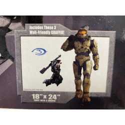 Halo 3 Wall Graffix Reusable Stickers
