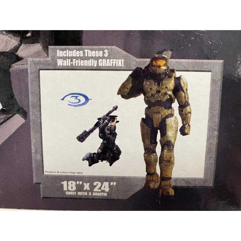 Halo 3 Wall Graffix Reusable Stickers