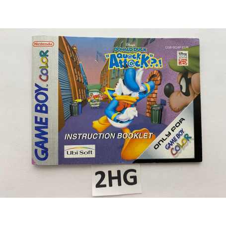 Disney's Donald Duck Quack Attack (Manual)Game Boy Color Manuals CBG-BQAP-EUR€ 1,95 Game Boy Color Manuals