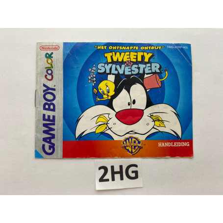 Tweety & Sylvester: Het Ontsnapte Ontbijt (Manual)Game Boy Color Manuals DMG-AYRP-HOL€ 1,95 Game Boy Color Manuals