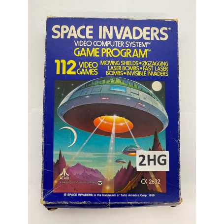 Space InvadersAtari 2600 Games Boxed Atari 2600c€ 17,50 Atari 2600 Games Boxed
