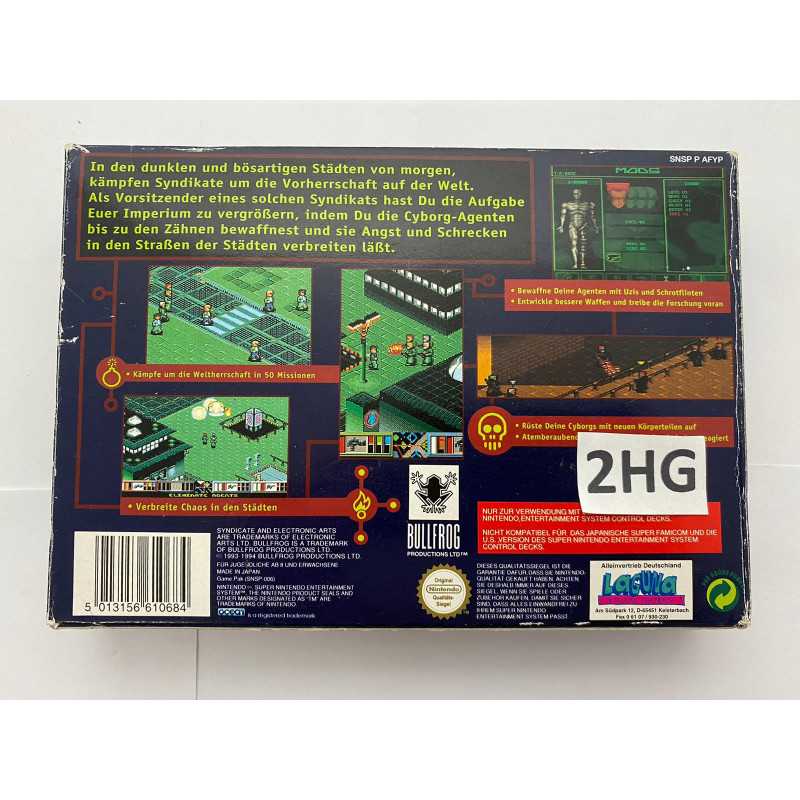 SyndicateSnes Games (Partners) SNSP-AFYP-NOE€ 54,95 Snes Games (Partners)