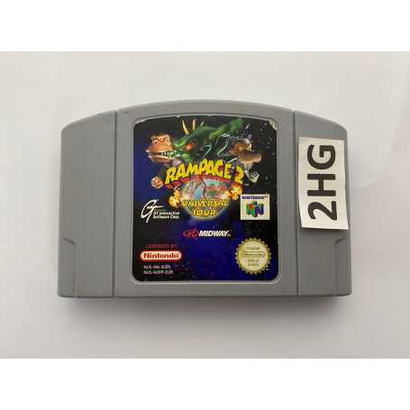 Rampage 2 Universal Tour (losse cassette) - N64Nintendo 64 Losse Spellen NUS-N2PP-EUR€ 39,99 Nintendo 64 Losse Spellen