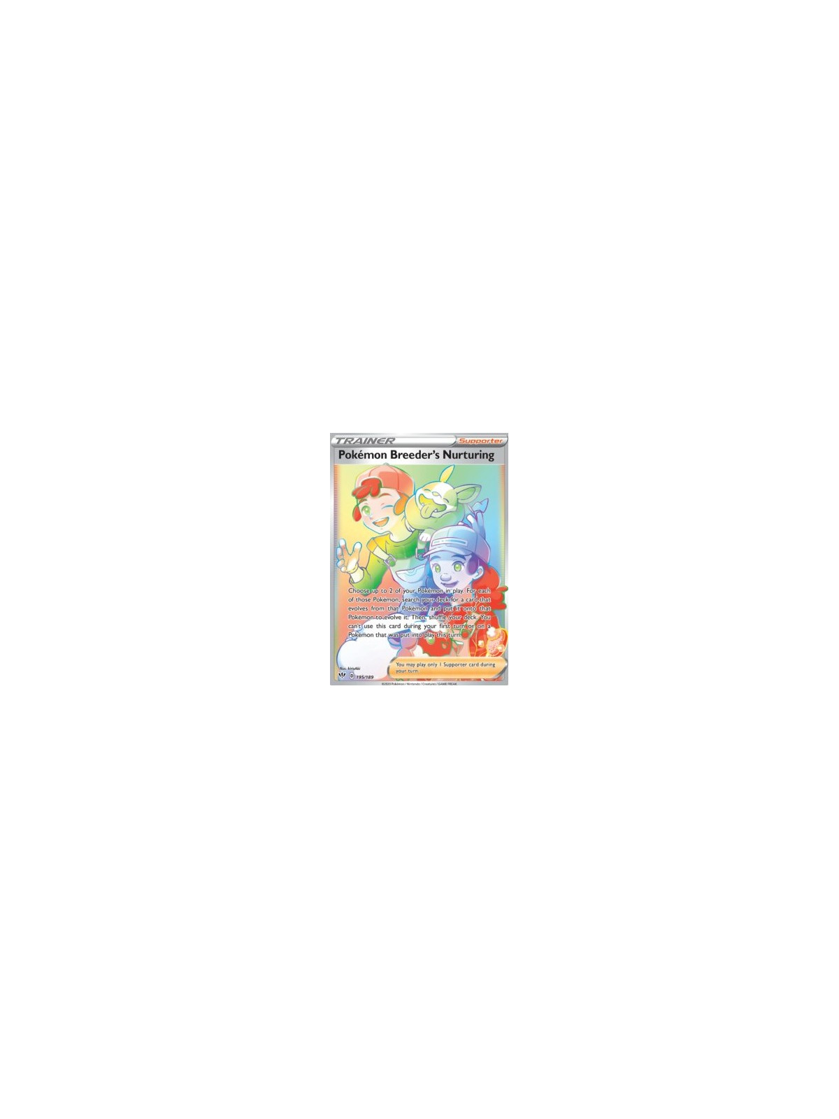 DAA 195 - Pokémon Breeder's NurturingDarkness Ablaze Darkness Ablaze€ 7,50 Darkness Ablaze