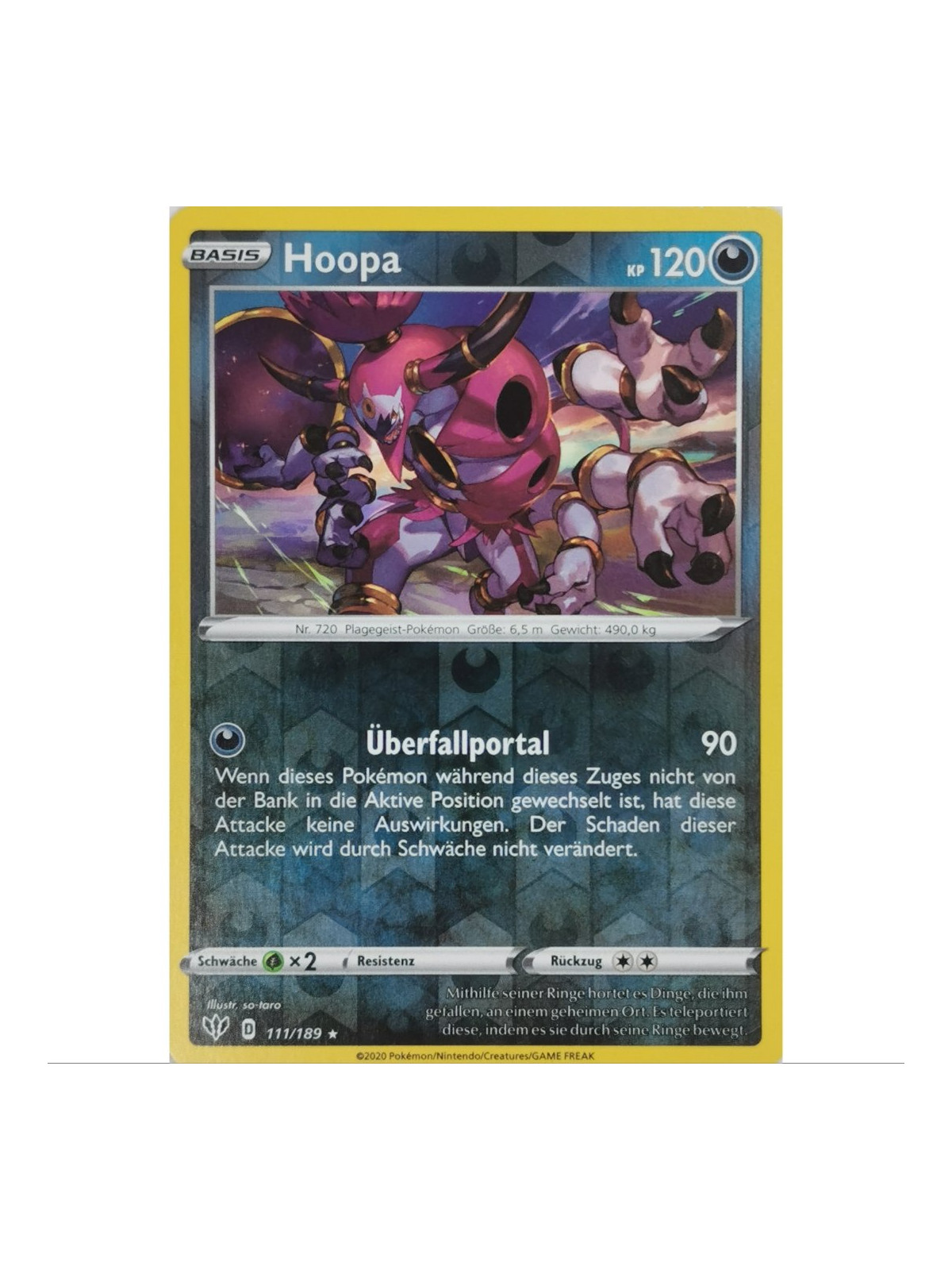 DAA 111/189 - Hoopa - Reverse HoloDarkness Ablaze Darkness Ablaze€ 0,70 Darkness Ablaze