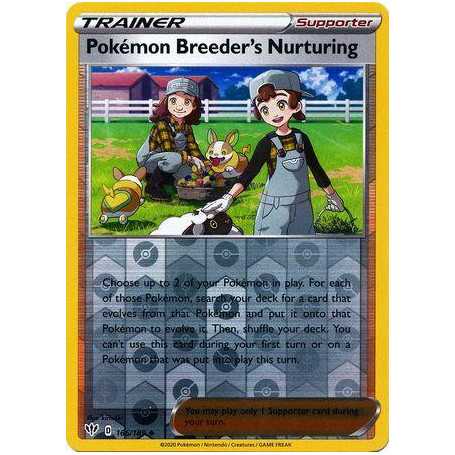 166/189 Pokémon Breeder's Nurturing RH