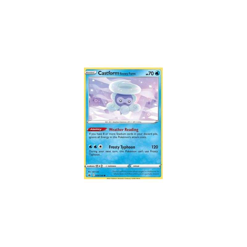 Castform Snowy Form (CRE 034) 