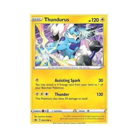 CRE 052 - Thundurus - HoloChilling Reign Chilling Reign€ 0,50 Chilling Reign