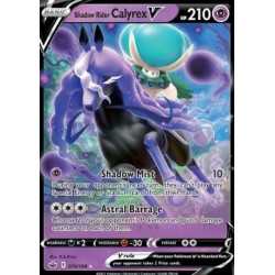 CRE 074 - Shadow Rider Calyrex V CRE 074 - Shadow Rider Calyrex VChilling Reign Chilling Reign€ 2,99 Chilling Reign