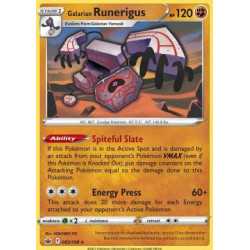 CRE 083 - Galarian Runerigus - Holo CRE 083 - Galarian RunerigusChilling Reign Chilling Reign€ 0,40 Chilling Reign