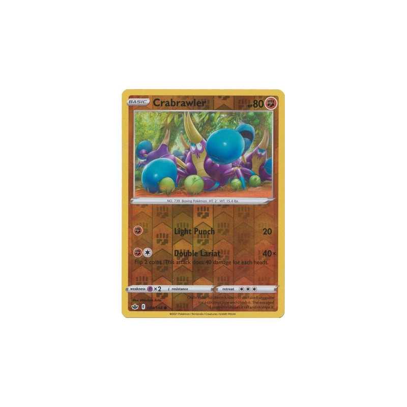 CRE 084 - Crabrawler - Reverse Holo Chilling Reign buy Pokemon cards 2hg nl CRE 084 - Crabrawler - Reverse Holo Chilling Reign buy Pokemon cards 2hg nl