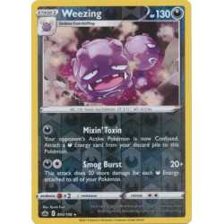 CRE 095 - Weezing - Reverse Holo CRE 095 - Weezing - Reverse HoloChilling Reign Chilling Reign€ 0,50 Chilling Reign