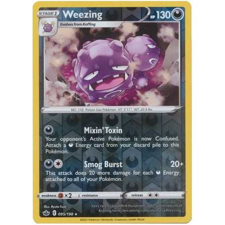 CRE 095 - Weezing - Reverse HoloChilling Reign Chilling Reign€ 0,50 Chilling Reign