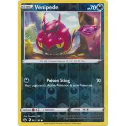 CRE 105 - Venipede - Reverse Holo CRE 105 - Venipede - Reverse HoloChilling Reign Chilling Reign€ 0,35 Chilling Reign