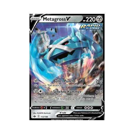 CRE 112 - Metagross VChilling Reign Chilling Reign€ 2,99 Chilling Reign