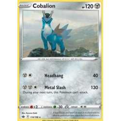 CRE 114 - Cobalion - Holo CRE 114 - Cobalion - HoloChilling Reign Chilling Reign€ 0,50 Chilling Reign