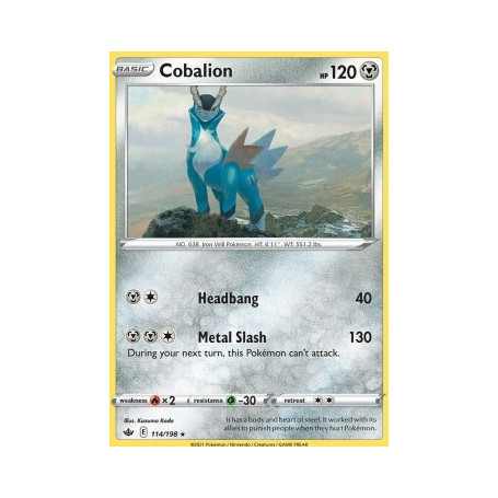 CRE 114 - Cobalion - HoloChilling Reign Chilling Reign€ 0,50 Chilling Reign