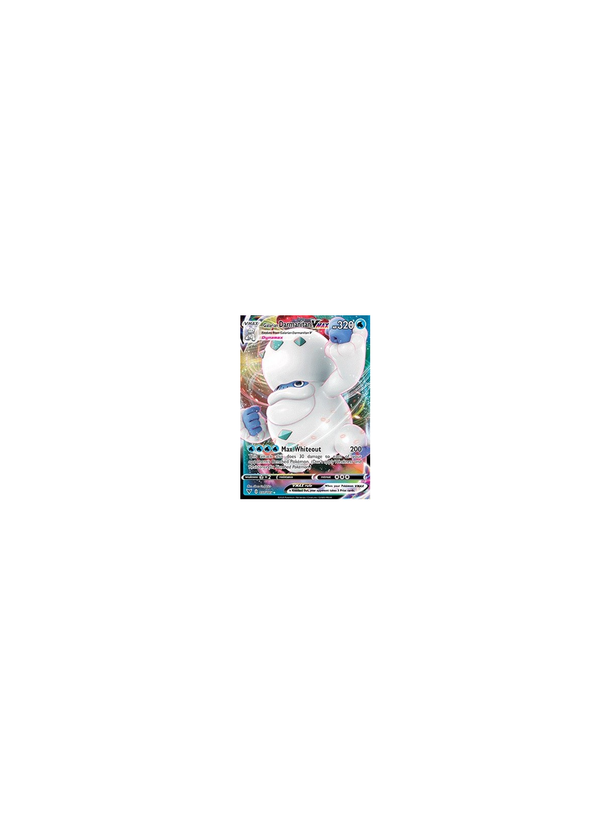 Galarian Darmanitan VMAX 