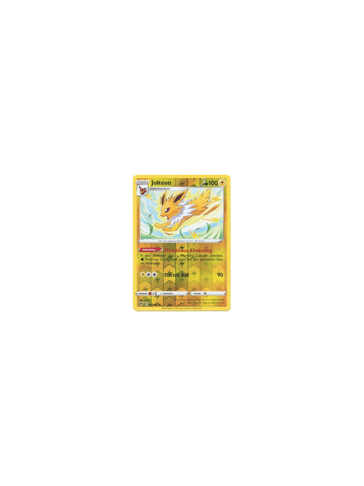 VIV 047 - Jolteon - Reverse HoloVivid Voltage Vivid Voltage€ 0,60 Vivid Voltage
