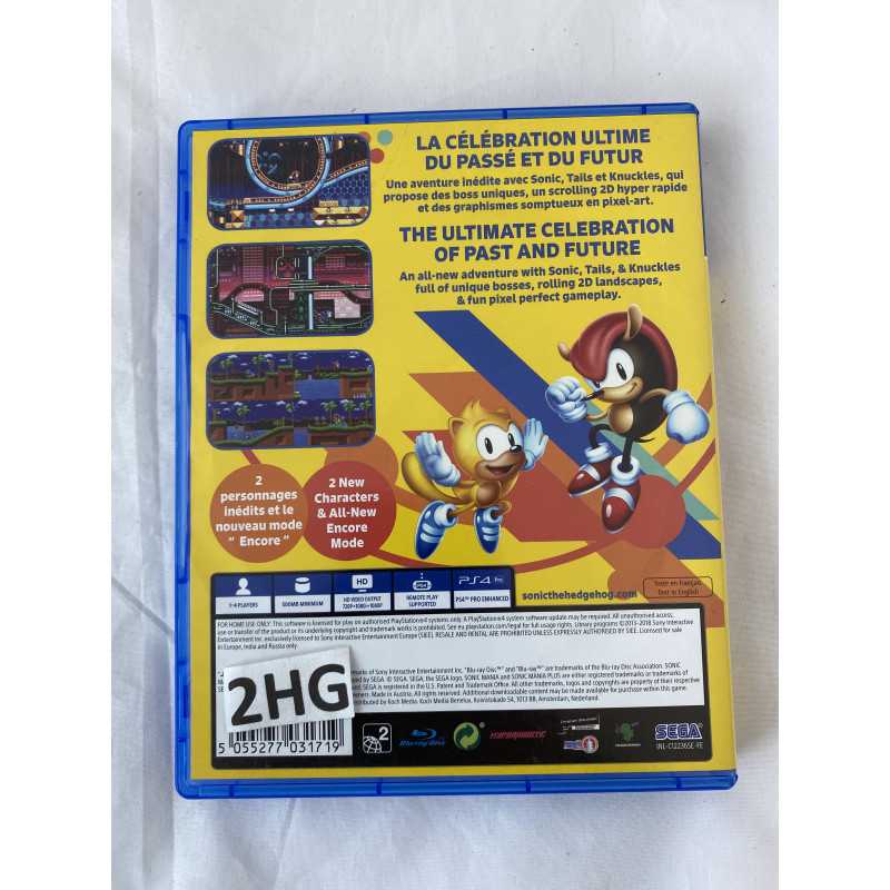 ② Sonic Mania Plus Ps4 — Jeux