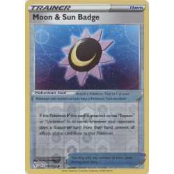 EVS 151 - Moon & Sun Badge - Reverse Holo 151 Sun & Moon Badge RH