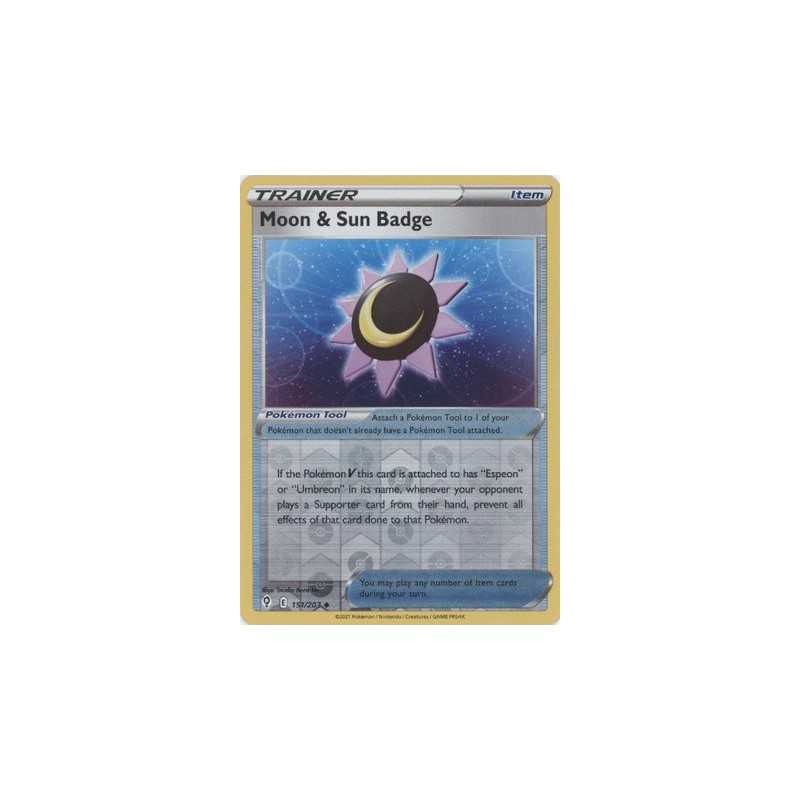 EVS 151 - Moon & Sun Badge - Reverse HoloEvolving Skies Evolving Skies€ 0,40 Evolving Skies