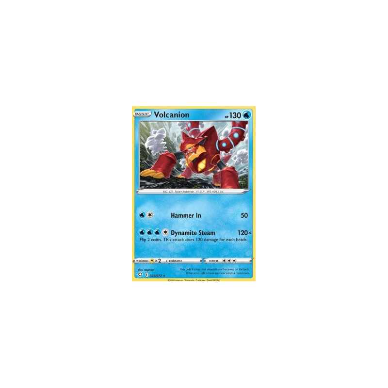 Shining Fates SHF 025 Volcanion Reverse Holo