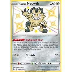 SHF SV086 - Galarian Meowth Galarian Meowth (SHF SV86)