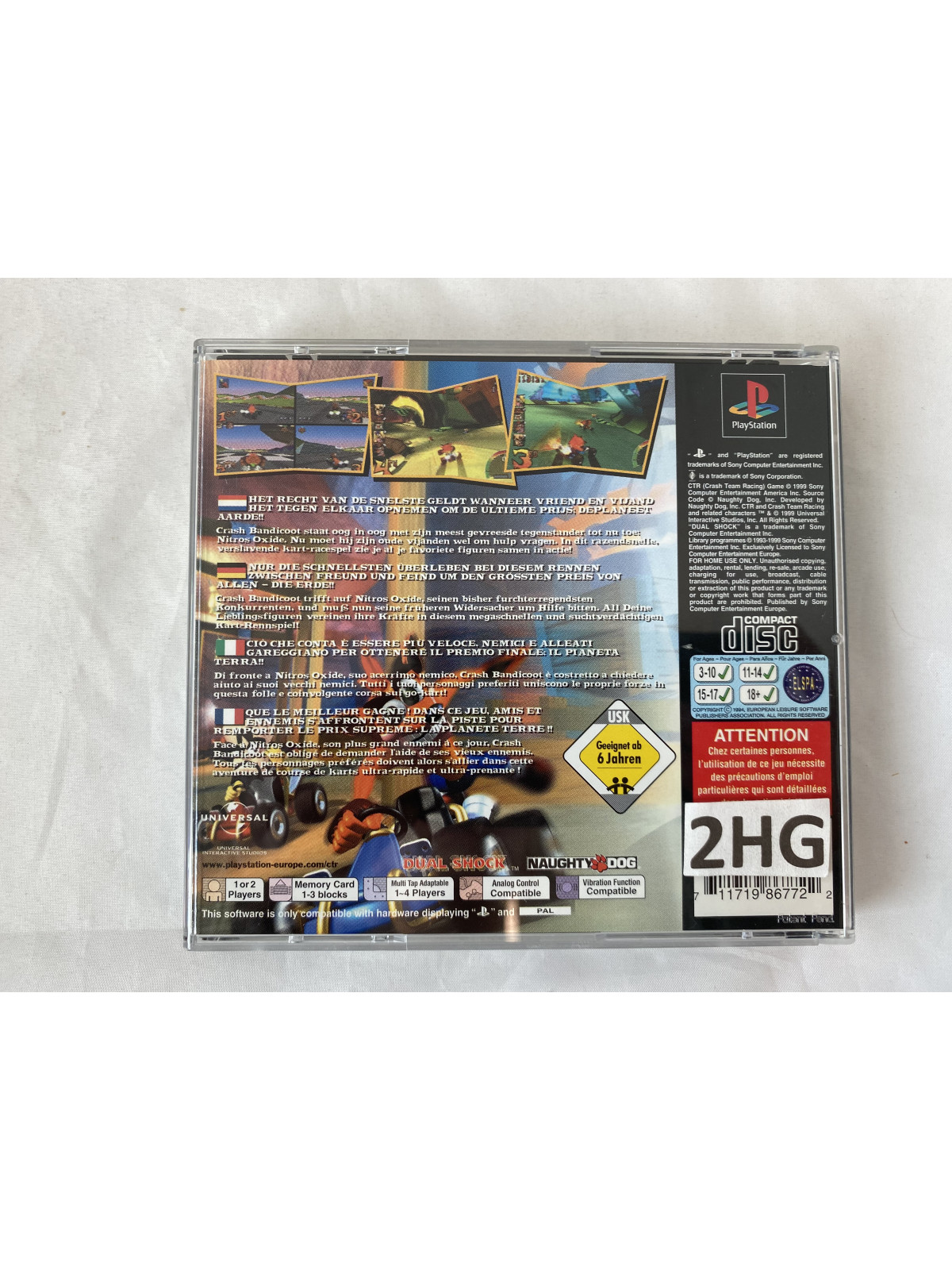 CTR: Crash Team Racing - PS1Playstation 1 Spellen Playstation 1€ 34,99 Playstation 1 Spellen