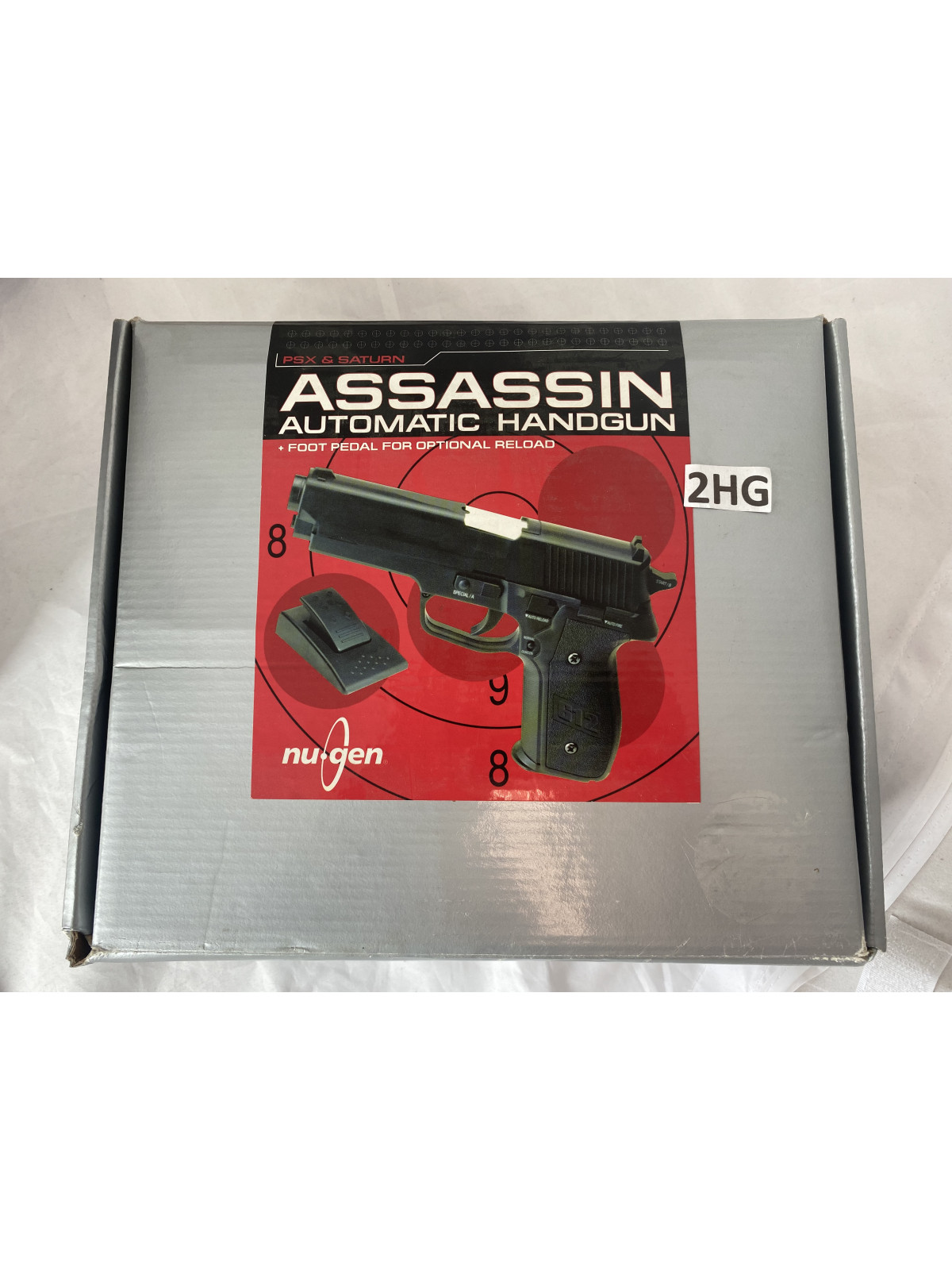 Assassin Automatic Handgun + Foot PedalSega Saturn Console en Toebehoren € 119,99 Sega Saturn Console en Toebehoren