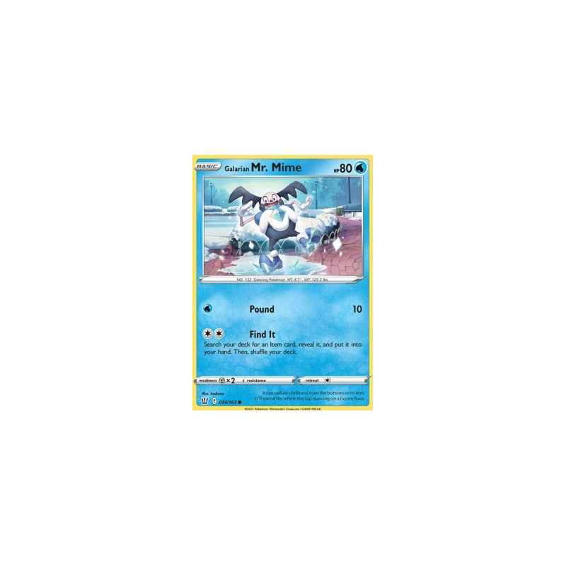 BST 034 - Galarian Mr. MimeBattle Styles Battle Styles€ 0,05 Battle Styles
