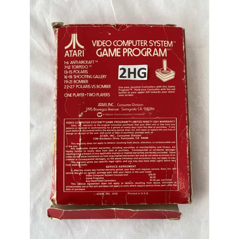 Air-Sea BattleAtari 2600 Spellen met originele doos Atari 2600€ 19,95 Atari 2600 Spellen met originele doos