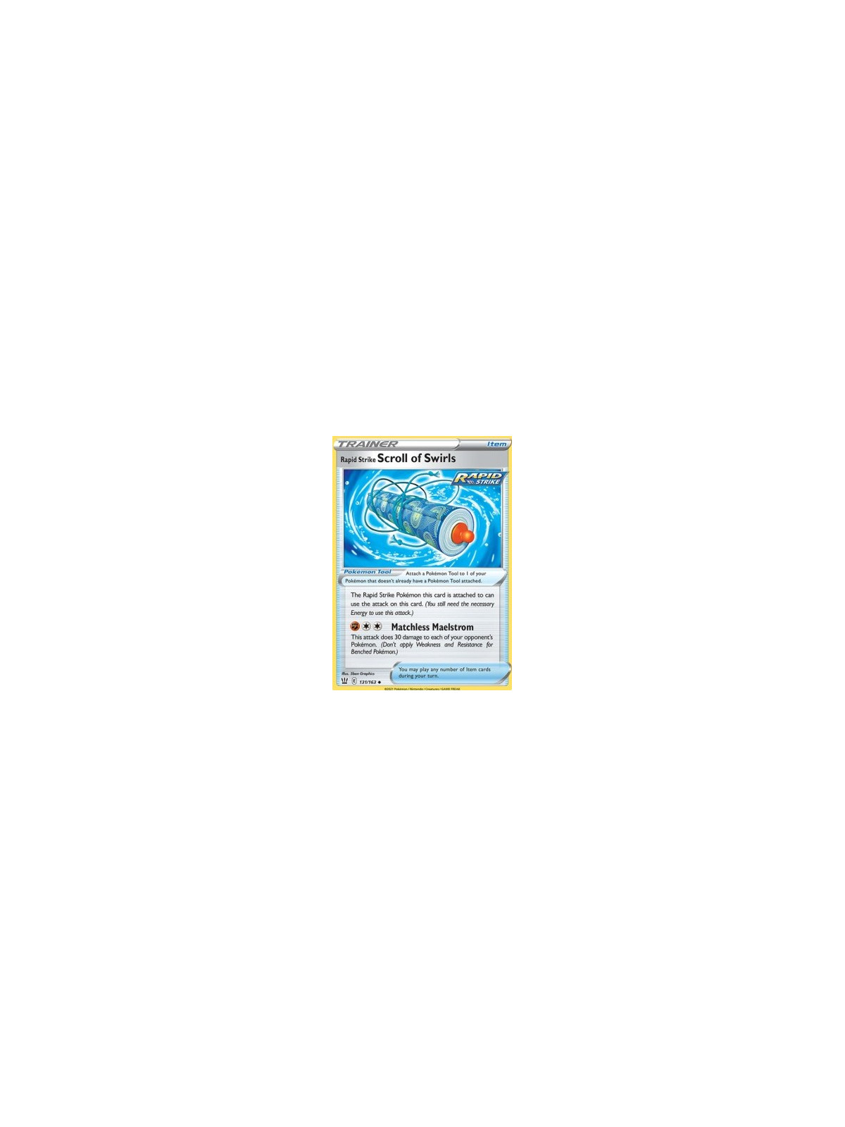 Rapid Strike Scroll of Swirls