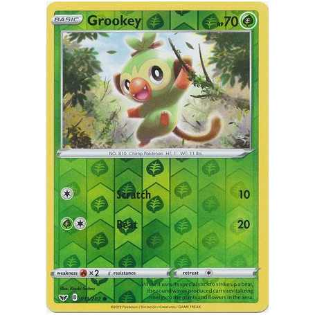 SSH 011 - Grookey - Reverse HoloSword and Shield Sword & Shield€ 0,40 Sword and Shield