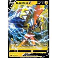 SSH 072 - Tapu Koko V SSH 072 - Tapu Koko VSword and Shield Sword & Shield€ 2,99 Sword and Shield