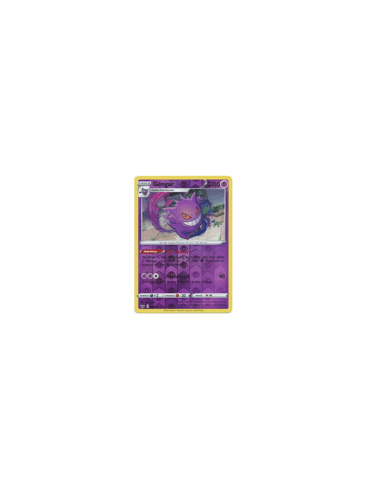 Gengar (SSH 085)Sword and Shield Sword & Shield€ 1,80 Sword and Shield