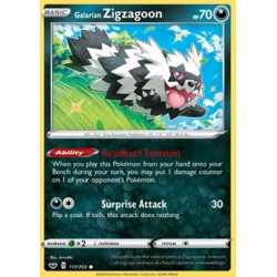 SSH 117 - Galarian Zigzagoon SSH 117 - Galarian ZigzagoonSword and Shield Sword & Shield€ 0,10 Sword and Shield