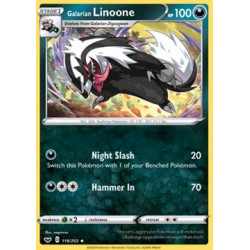 SSH 118 - Galarian Linoone SSH 118 - Galarian LinooneSword and Shield Sword & Shield€ 0,05 Sword and Shield