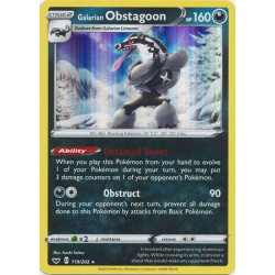 SSH 119 - Galarian Obstagoon - Holo SSH 119 - Galarian ObstagoonSword and Shield Sword & Shield€ 0,70 Sword and Shield