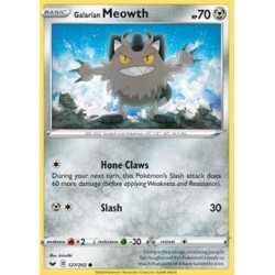 SSH 127 - Galarian Meowth SSH 127 - Galarian MeowthSword and Shield Sword & Shield€ 0,05 Sword and Shield