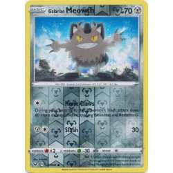 SSH 127 - Galarian Meowth - Reverse Holo SSH 127 - Galarian Meowth - Reverse HoloSword and Shield Sword & Shield€ 0,35 Sword and Shield