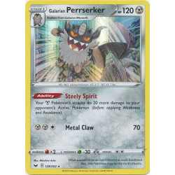 SSH 128 - Galarian Perrserker - Reverse Holo SSH 128 - Galarian Perrserker - Reverse HoloSword and Shield Sword & Shield€ 0,80 Sword and Shield