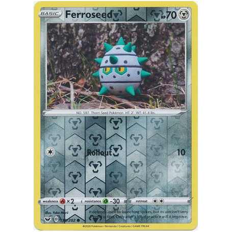 Ferroseed (SSH 130)Sword and Shield Sword & Shield€ 0,15 Sword and Shield