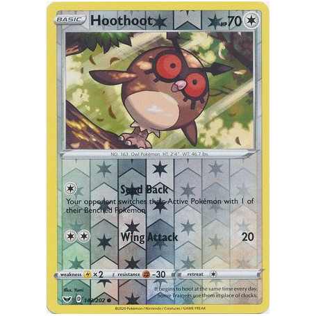 SSH 143 - Hoothoot - Reverse HoloSword and Shield Sword & Shield€ 0,35 Sword and Shield