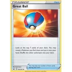 SSH 164 - Great Ball SSH 164 - Great BallSword and Shield Sword & Shield€ 0,05 Sword and Shield
