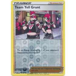 SSH 184 - Team Yell Grunt - Reverse Holo SSH 184 - Team Yell Grunt - ReverseSword and Shield Sword & Shield€ 0,30 Sword and Shield