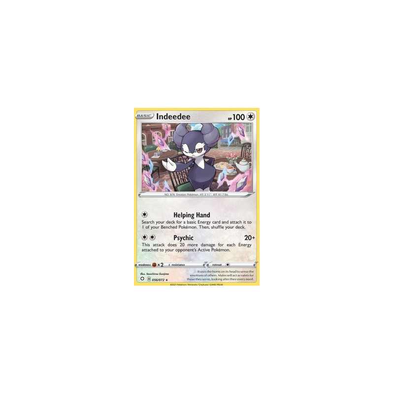 japanese pokemon cards rarity list 039/072 Indeedee V